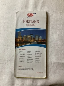 2007 Edition AAA Portland Oregon Travel Road Map~Box HK - Picture 1 of 4