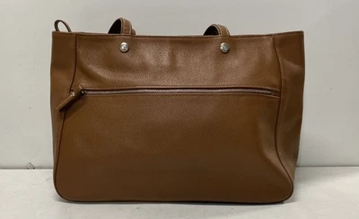Longchamp Brown Leather Tote - Image 1 of 4