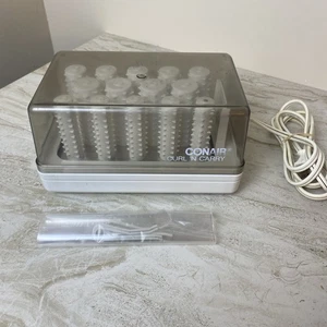 Conair Curl 'N Carry HOT Rollers Curlers Pagent Cheer Small 14 TESTED - Picture 1 of 6