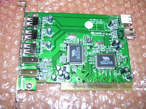 Zonet USB2.0 + Firewire PCI Combo Card ZUC2400 - Picture 1 of 3