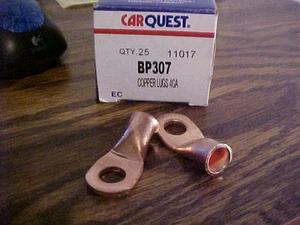 TWO BP307 COPPER LUGS 4 GA free 1st class mail shipping - Picture 1 of 1