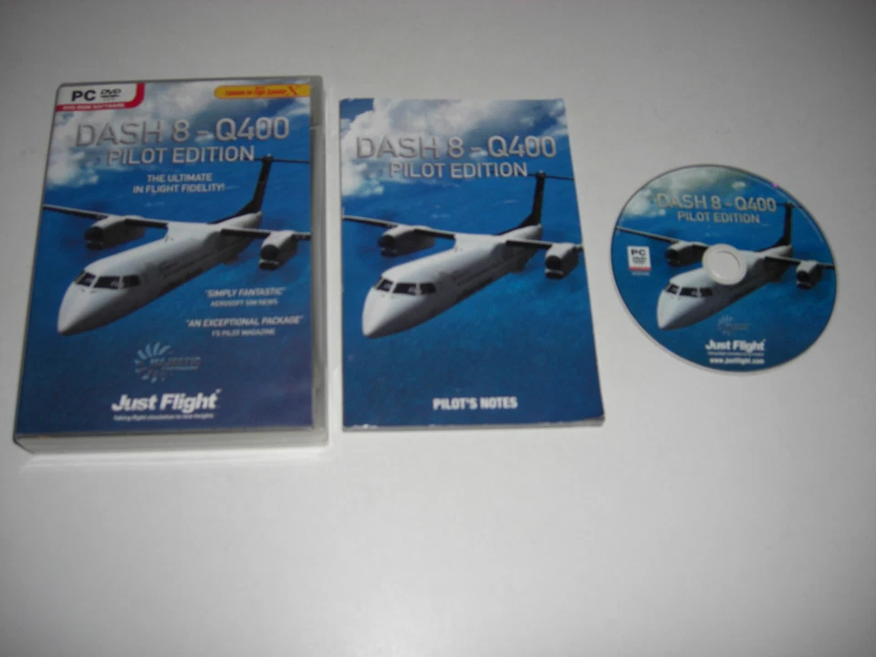 Dash 8 - Q400 Pilot Edition PC DVD Add-On 8-Q400 Flugsimulator Sim X FSX - Bild 1 von 1