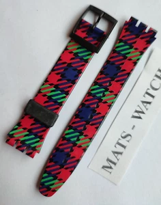 SWATCH+BAND GENT+AGB147 TWEED+NEW/NEW - Picture 1 of 1