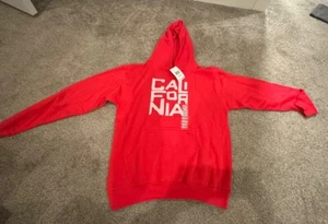 Red Youth XL “CALIFORNIA” Sweatshirt Hoodie- Motif Apparel - Picture 1 of 5