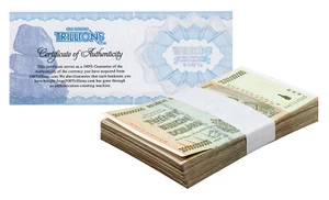 Billete de 100 mil millones de Zimbabue 2008, P-86 usado paquete certificado de autenticidad auténtico billón - Imagen 1 de 3