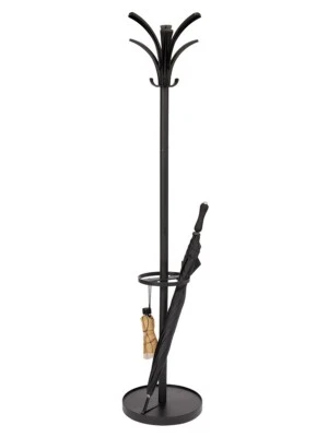 Soporte para abrigo Alba Brio negro con soporte para paraguas, PBRIO N Foto 1 de 4