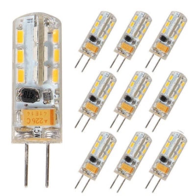 1-10X LED Bulb G4 3W AC/DC12V LED Warm/COOL White Mini Bulb SMD 2835 - Image 1 of 4
