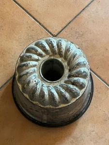 Puddingform - Vintage - Weißblech - gebraucht - Sammelobjekt - Wasserbad - Antik - Bild 1 von 7