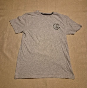 Volcom Stone True To This Graphic T Shirt Mens Medium Grey Free Shipping - Picture 1 of 7