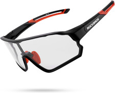 ROCKBROS Occhiali Da Sole Fotocromatici Ciclismo Occhiali MTB Bici Sportivi Uomo