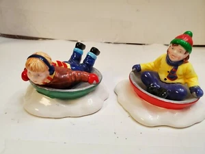 Department 56: Round & Round We Go - Snow Village - set of 2  - Picture 1 of 3