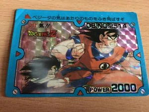 Carte Dragon Ball Z DBZ PP Card Part 6 #211 Prisme AMADA 1990 MADE IN JAPAN - Picture 1 of 1
