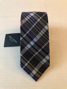 cole haan men's new multicolor silk tie 2 3/4" X 60" - Picture 1 of 4