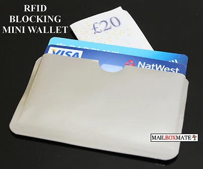 3 Card RFID Blocking Contactless Debit Credit Card Protector Sleeve Wallets H - Image 1 of 3