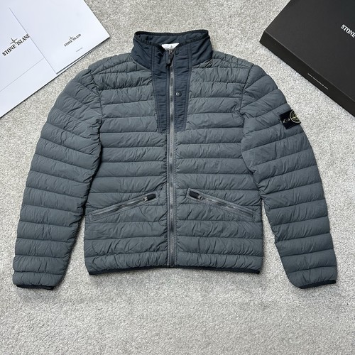 Cappotto imbottito leggero Stone Island Look Woven Taglia M Ottime condizioni