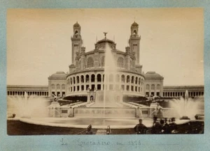 PARIS 1878 - 2 Photos Exposition Le Trocadéro et Section Italienne - APC 20 - Picture 1 of 2