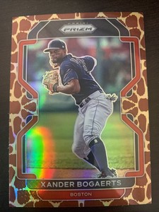 2022 MLB Prizm Xander Bogaerts Giraffe SP