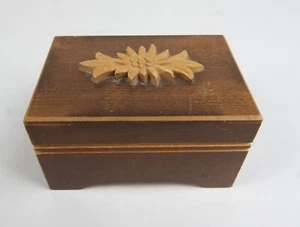 EJB Vintage Switzerland Reuge La truite-Schubert Wooden Music Box Tested Works - Foto 1 di 9