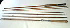 2x Cane Bamboo Fly Rods. Sport King 3pc & Seal 5pc