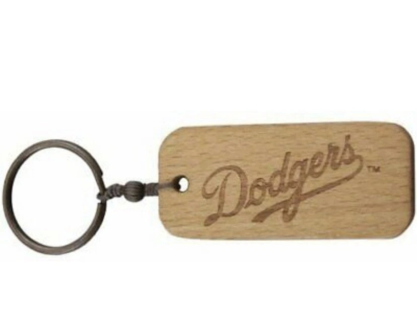 Fanatics MLB L.A. Dodgers Rugged Wood Keychain - Image 1 of 1