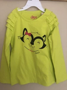 NWT-CIRCO GIRLS LONG SLEEVE SHIRT~SIZE 5T - Picture 1 of 7