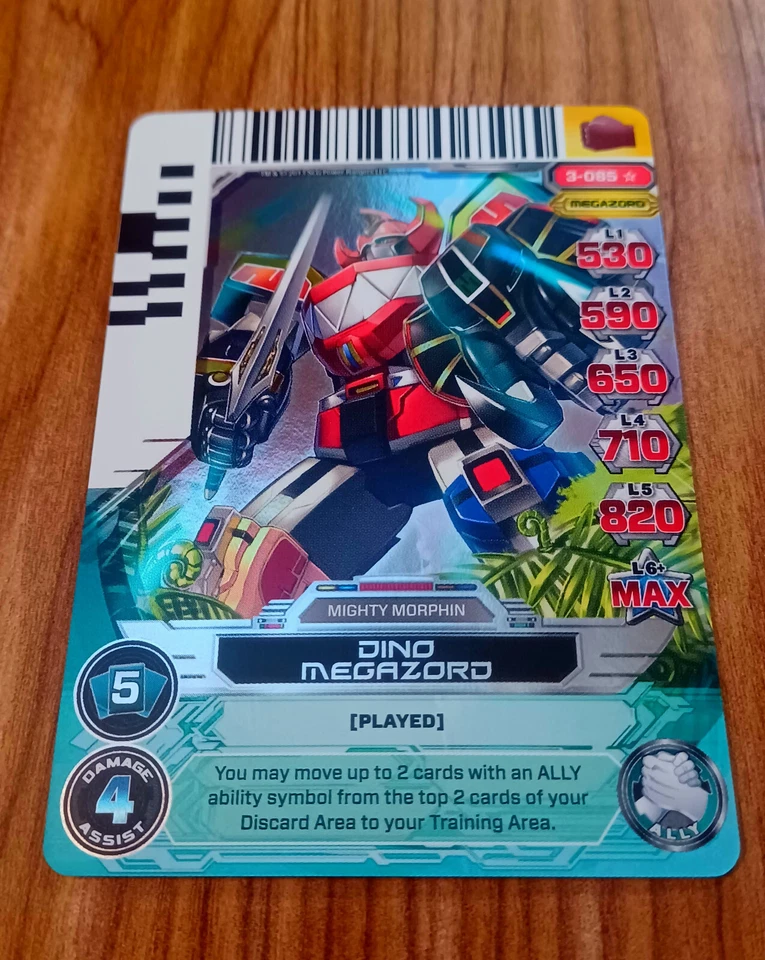 Power Rangers Universe of Hope holo 3-085 Dino Meagzord - Image 1 of 1