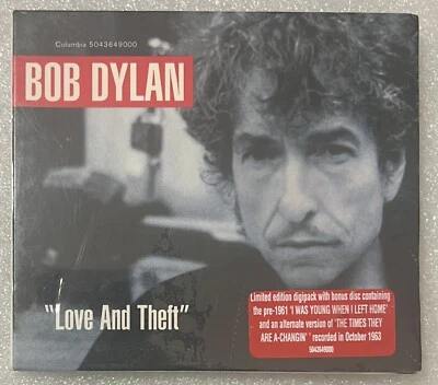 NEW Sealed 2001 Columbia BOB DYLAN Love & Theft CD Limited Edition w/Bonus Disc - Image 1 of 4