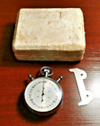 VINTAGE Sammlerstück sowjetische Stoppuhr SLAVA Chronometer mechanisch geteilt Sekunde