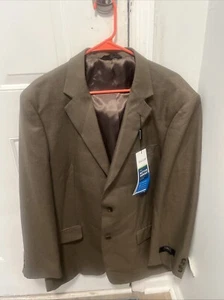 NWT Mens Premium Stretch Slim Fit Blazer Size 36S Gray Haggar Active Series - Picture 1 of 6
