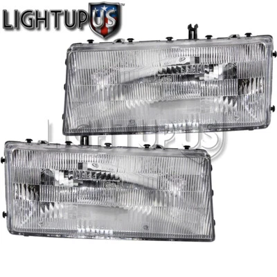 Left Right Pair Head Lights for 1989-1994 CHRYSLER LEBARON DODGE SPIRIT ACCLAIM - Image 1 of 2