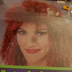 Futuristic Red Foil Wig By Rubies 50774 - Picture 1 of 2