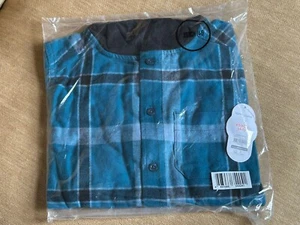 Wonder Nation Boys Hooded Flannel Shirt Size XS 4-5 Blue Plaid • NWT - Picture 1 of 5