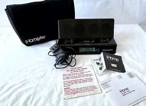 iHome2Go Model iH27B Portable Travel Alarm Clock for Apple iPod w/ Original Case - Picture 1 of 15