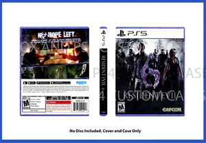 CUSTM REPLACEMENT CASE NO DISC Resident Evil 6 PS5 SEE DESCRIPTION - Picture 1 of 2