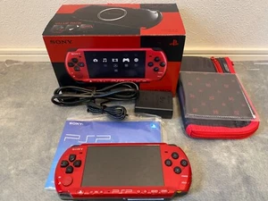 Sony PlayStation Portable PSP 3000 Schwarz/Rot Value Pack PSPJ-30026 Exc - Bild 1 von 12