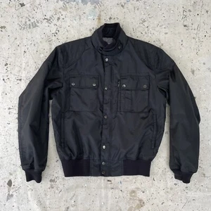 COCKPIT USA Black Nylon Flight/Bomber Jacket Men’s L - Picture 1 of 7