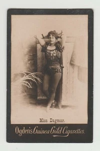 Ogdens Guinea Gold Base M Actors & Actresses List Mh MD3 - Miss Dagmar - Picture 1 of 1