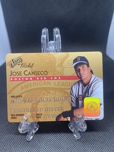 1995 Donruss Studio Gold Credit Card Jose Canseco #9