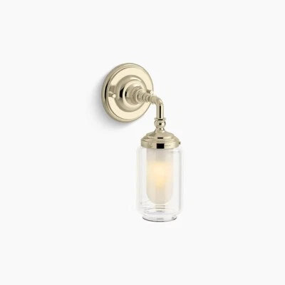 Kohler Lighting 72584-AFL Artifacts 12" Tall Single Sconce Bathroom Gold Brass - Image 1 of 4