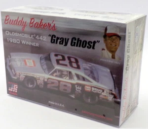 JR Salvinos Models 1/25 Scale Kit BBO1980D Oldsmobile 442 Buddy Baker Gray Ghost - Picture 1 of 2