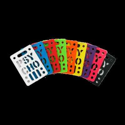 Vision Psycho Stencil Logo Dual Pattern Skateboard Risers