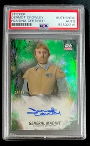 Dermot Crowley 2021 Topps Chrome Star Wars Galaxy General Madine Autograph Card - Picture 1 of 2