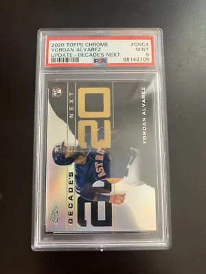 2020 Topps Chrome Yordan Alvarez Rookie Decade’s Next Refractor PSA 9 ⚾️⚾️⚾️ - Image 1 of 2
