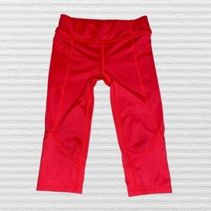 All In Motion Girls 4 Orange Athletic Tights Stretch Performance - Picture 1 of 6