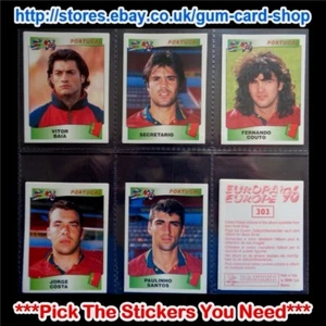 PANINI EUROPA/EUROPE '96 (300 TO 354) ORANGE BACKS *PLEASE SELECT STICKERS* - Picture 1 of 6