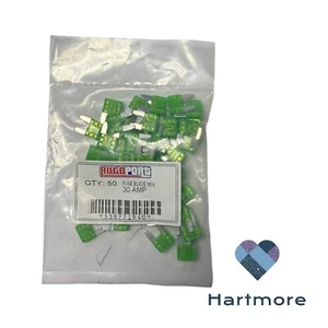 50 x Autoport 30A Mini Hoja Fusible 30 Amp Auto Coche Furgoneta Bicicleta Camión - Imagen 1 de 1