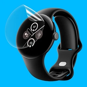 Anti-Bubble Smooth Clear Soft Hydrogel Screen Protector fit Google Pixel Watch 2 - Picture 1 of 1