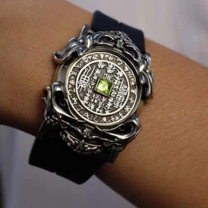 Longhu Mountain Mansion Brass Lucky Mountain Ghost Spends Money Wristband - Picture 1 of 6