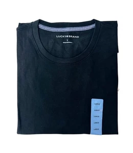 C200 $ 50 Lucky Brand Herren schwarzes kurzärmliges ultraweiches klassisches Jersey-T-Shirt - Bild 1 von 1
