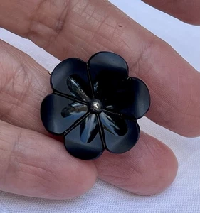 Viktorianische Trauer Brosche Rosegold - Bild 1 von 6